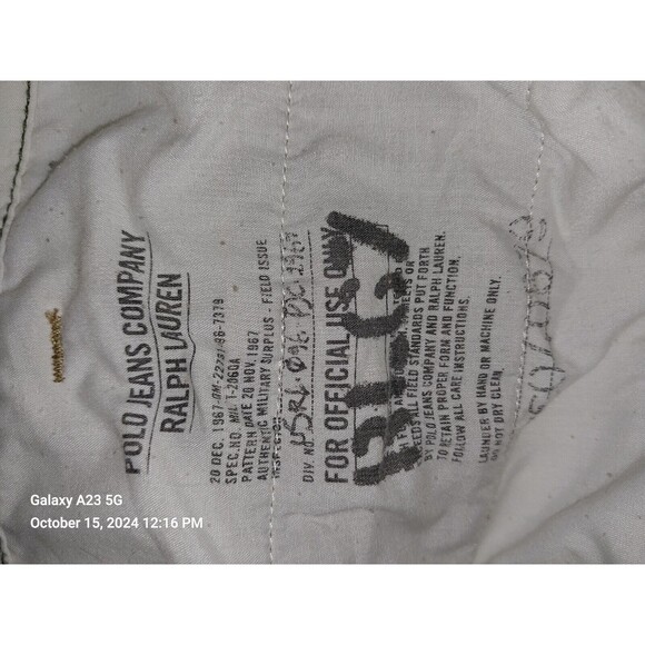 Polo Jeans Company Ralph Lauren Men's Tan Chino Pants Size 33X30 (Actual 35x29) - Picture 11 of 11